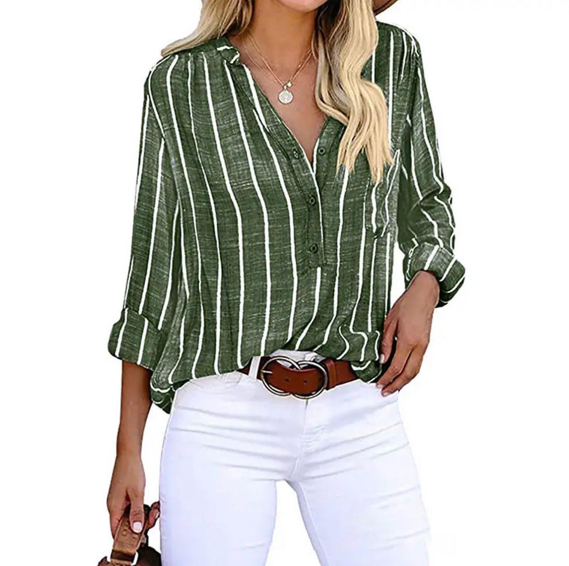 Giana™ - Gestreepte Casual Top