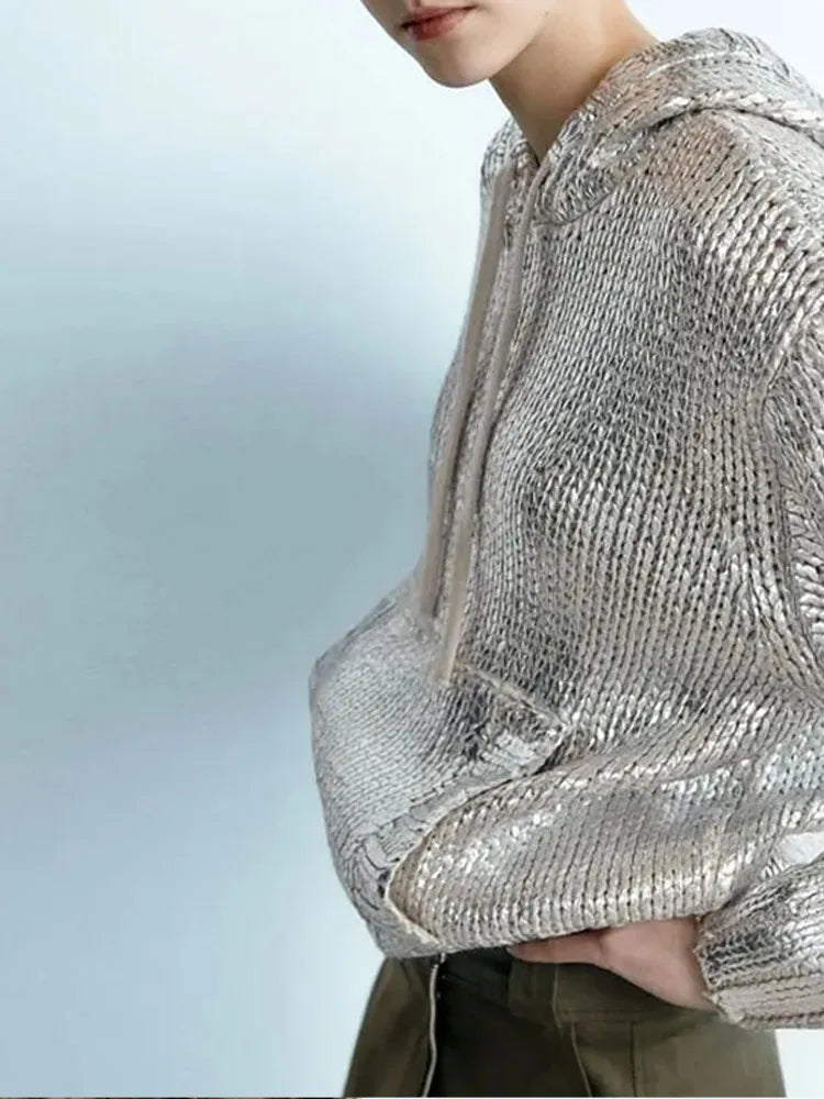 SCARLET - METALLIC SWEATER