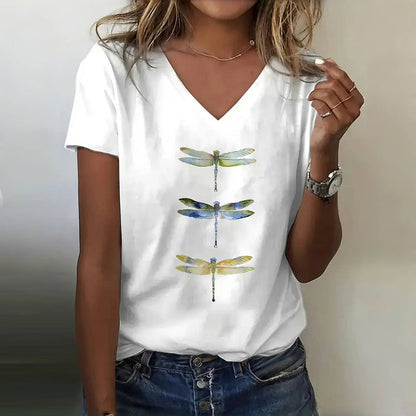 T-Shirt met Libelle