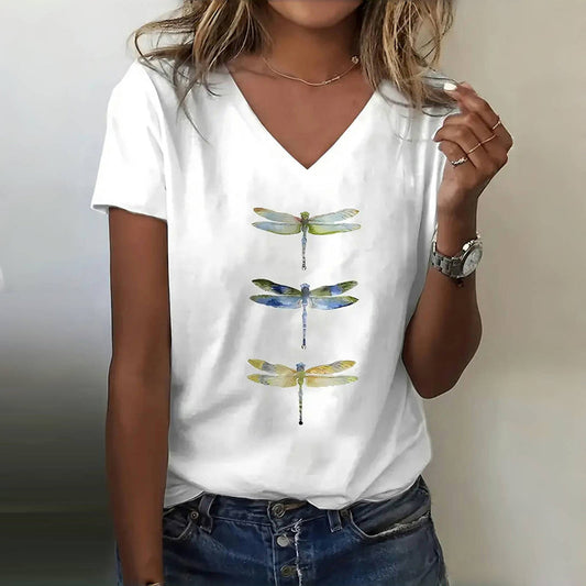 T-Shirt met Libelle