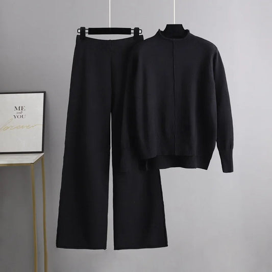 Valentina/ Gebreide, dikke en warme oversized trui en broek