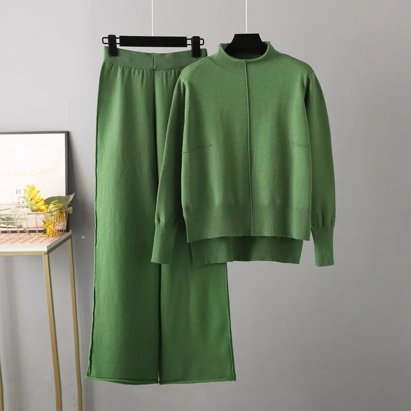 Valentina/ Gebreide, dikke en warme oversized trui en broek