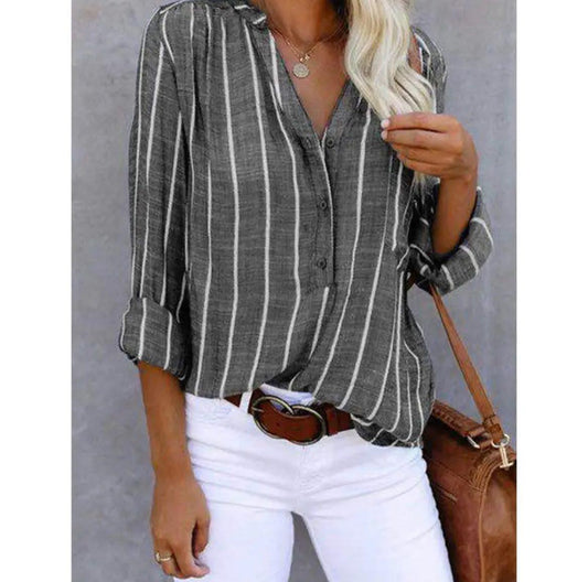 Giana™ - Gestreepte Casual Top