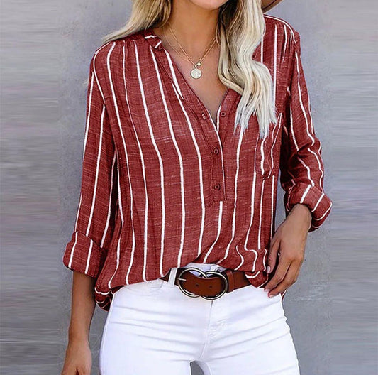 Giana™ - Gestreepte Casual Top