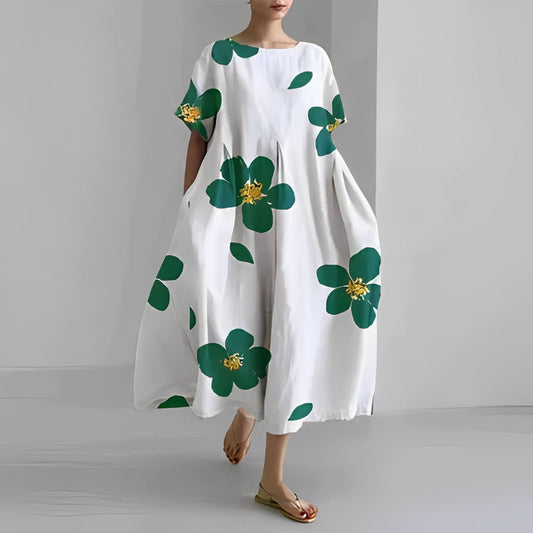 Manon casual jurk met bloemenprint