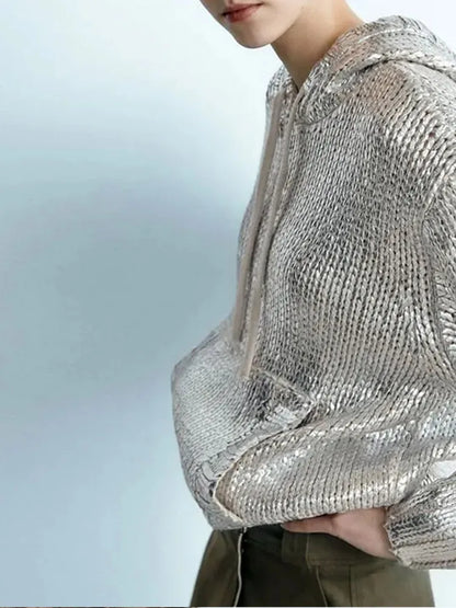 SCARLET - METALLIC SWEATER