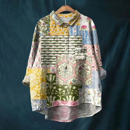 Liesa™ | Elegant Floral Women's Shirt