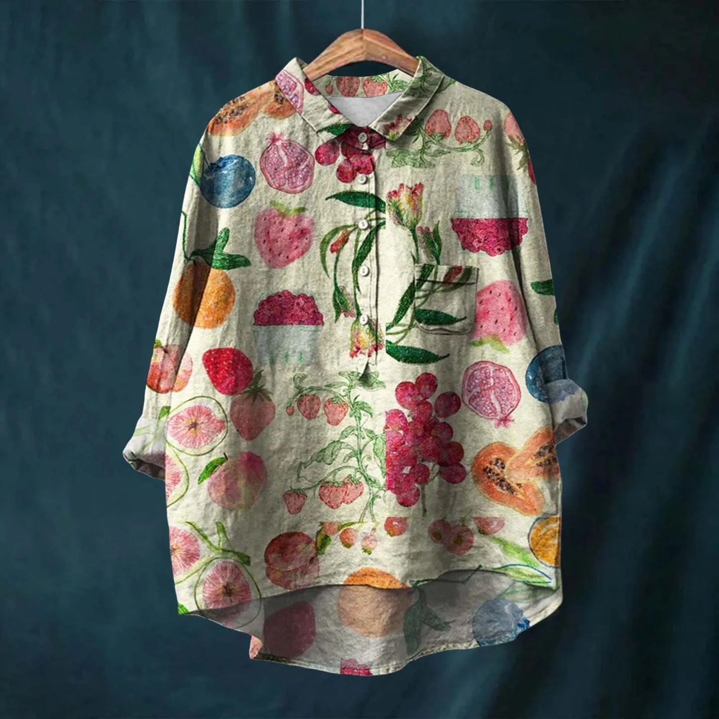 Liesa™ | Elegant Floral Women's Shirt