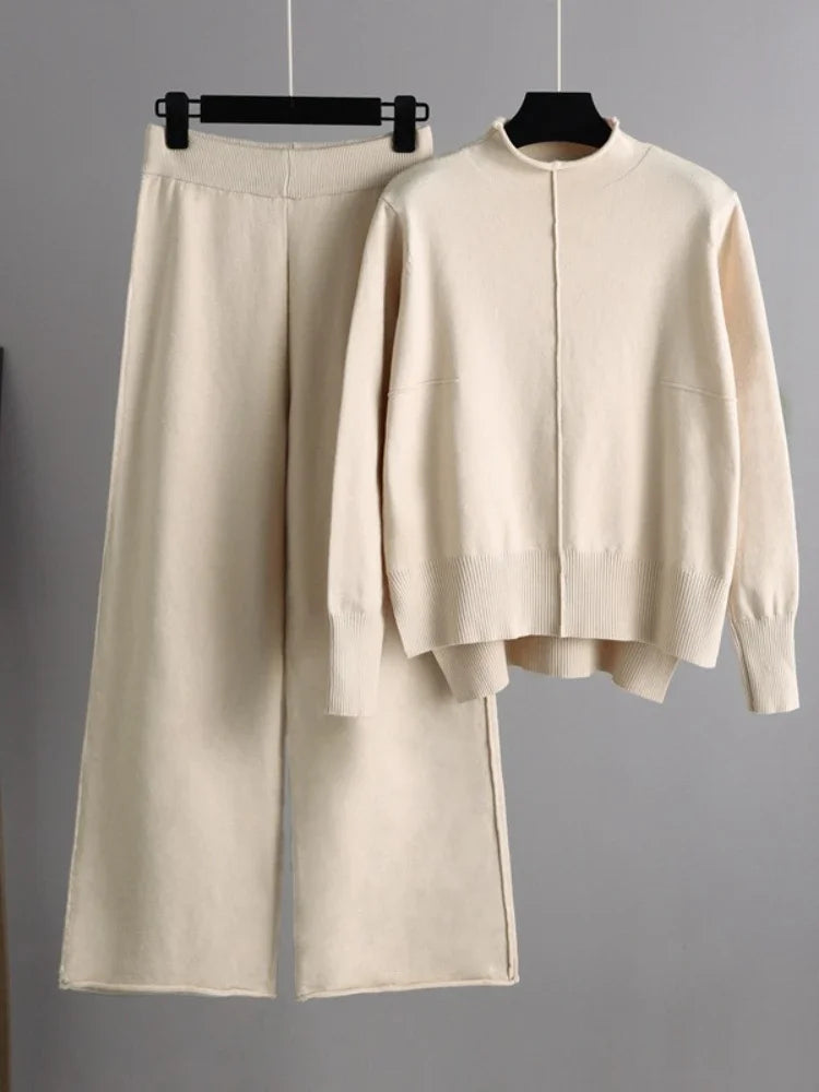 Valentina/ Gebreide, dikke en warme oversized trui en broek