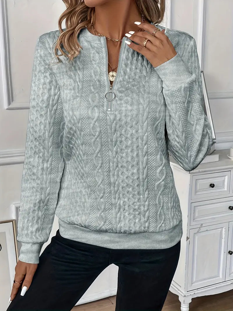 Eline - Elegante Trui met Rits