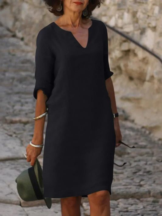 Josephine™ | Elegante Jurk met V-hals